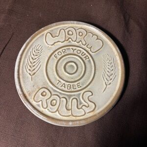 Frankoma Cream and Brown Bread Warmer